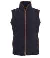BK525 4221 Brook Taverner Unisex Cincinnati Fleece Gilet Navy colour image